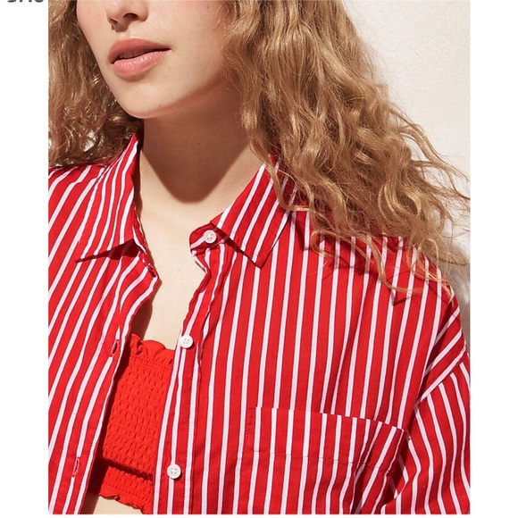 J. Crew • NWT • Cotton voile beach shirt in stripe - Picture 5 of 13